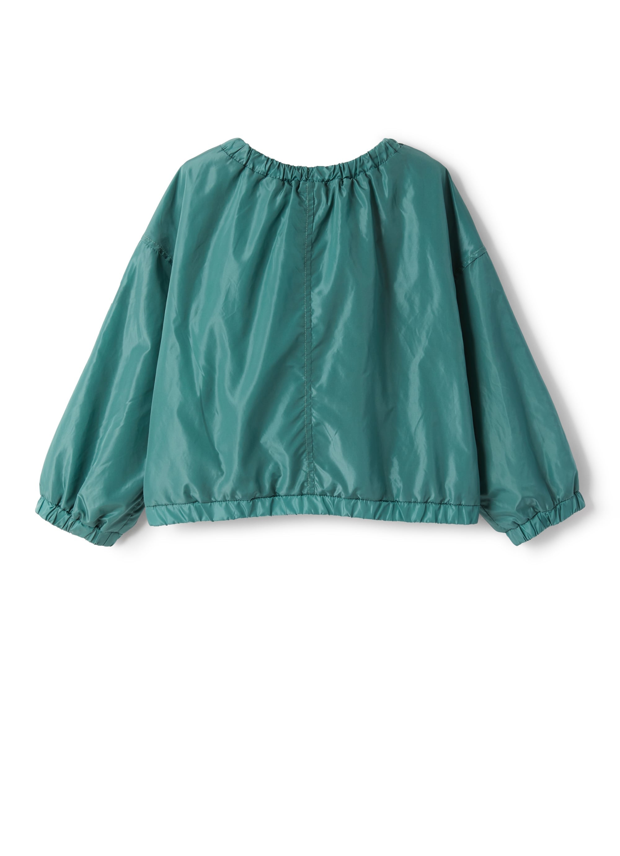 Giacca in nylon taffetà verde