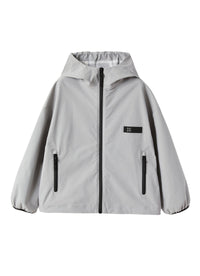 Giacca con zip in tessuto tecnico