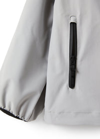 Giacca con zip in tessuto tecnico