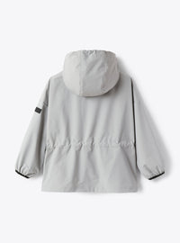 Zip jacket in hi-tech fabric - Cloud Grey