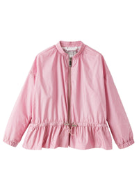 Giacca in nylon taffetà rosa