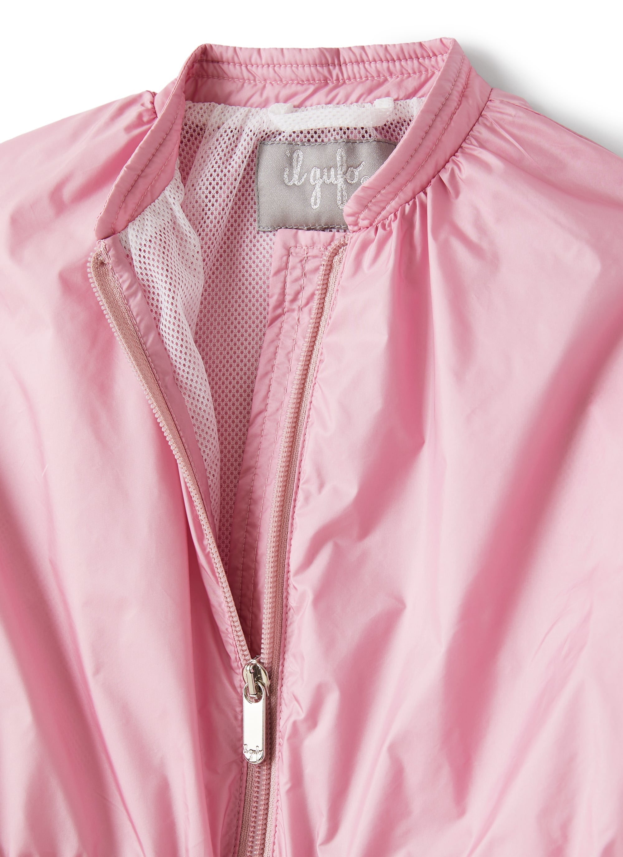 Giacca in nylon taffetà rosa