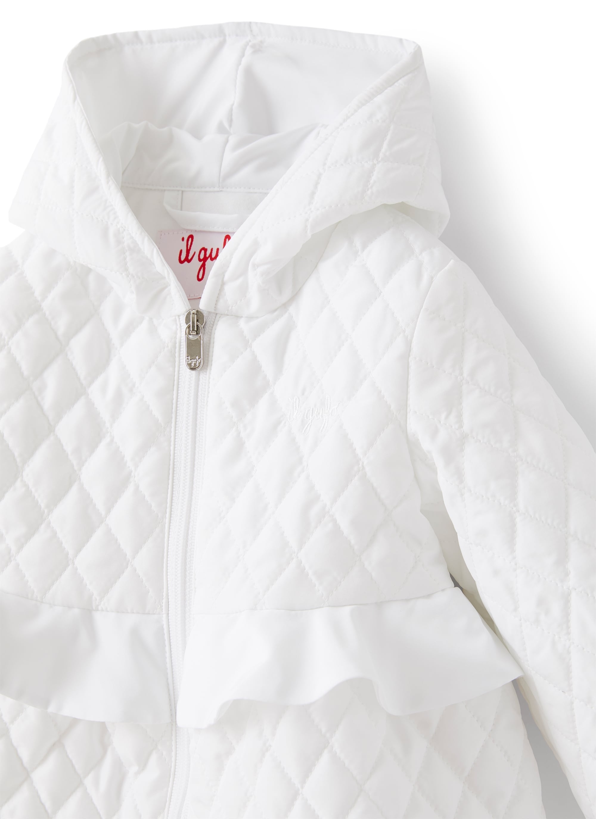 Giacca in eco-padding con cappuccio