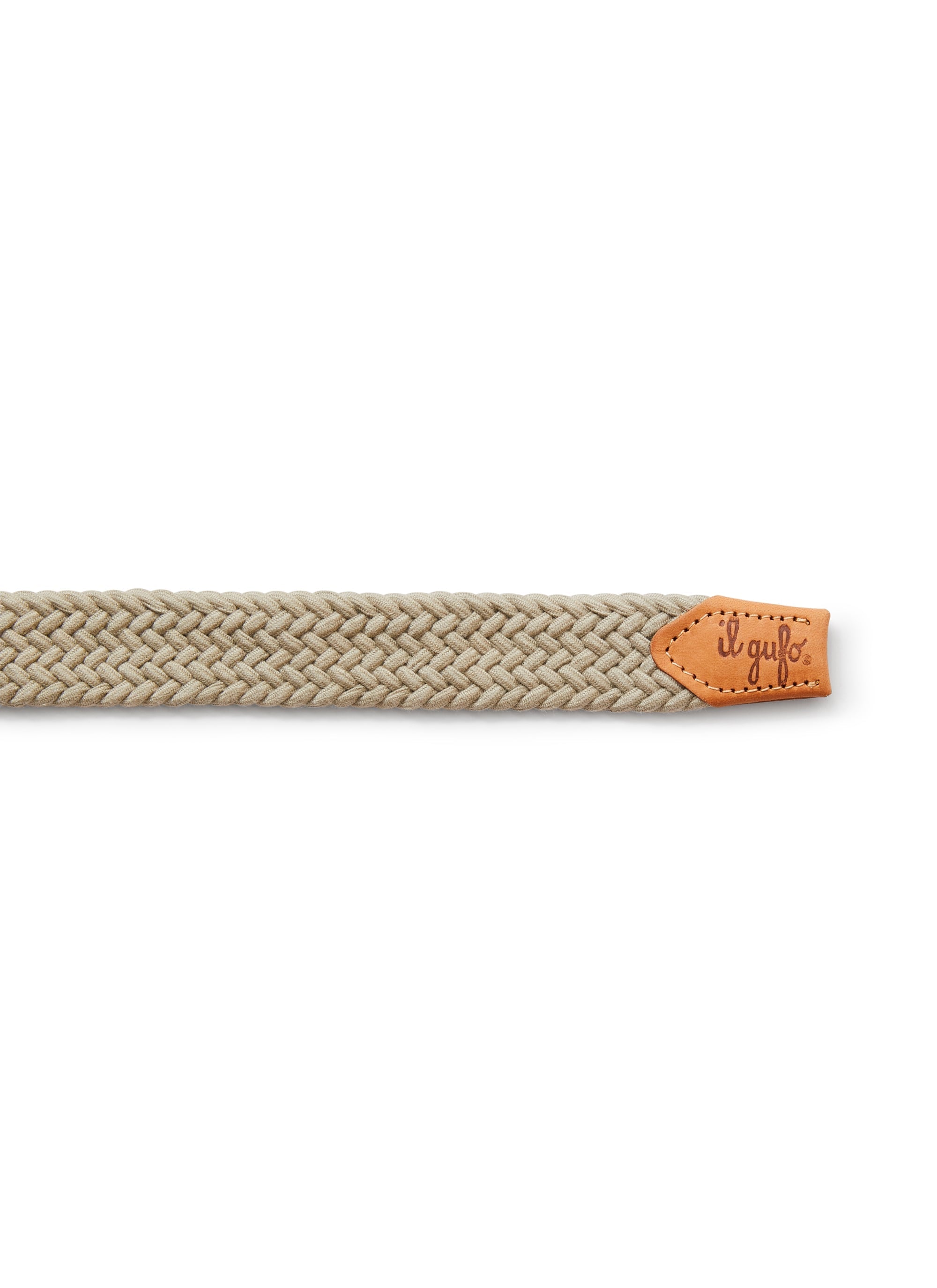 Cintura intrecciata beige