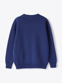 Pull marin en jacquard - Electric Blue