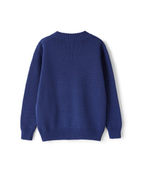 Maglione jacquard con marinaio