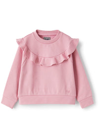 Ruffled sweatshirt - Pink