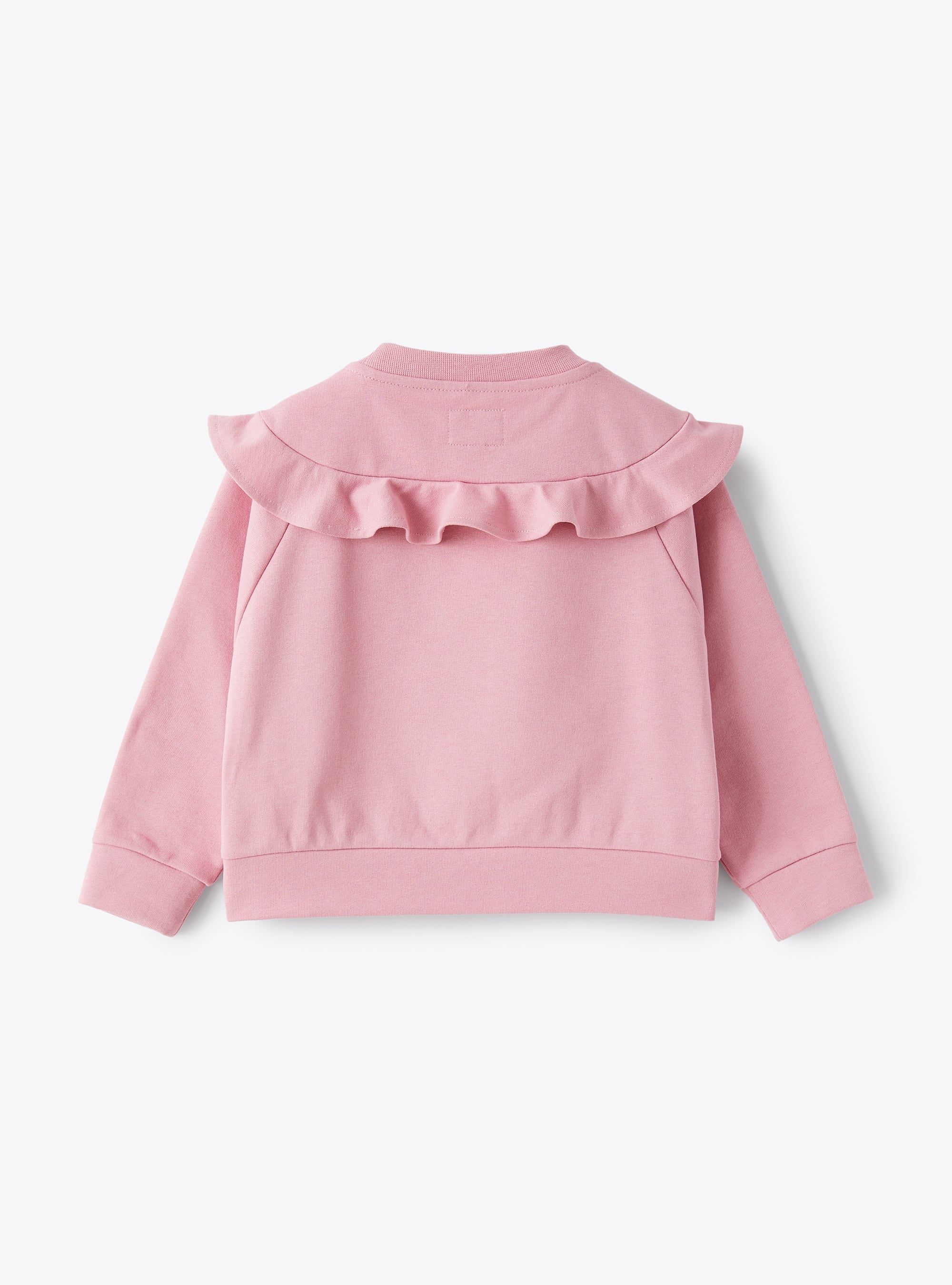 Ruffled sweatshirt - Pink