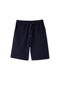 Bermuda in jersey stretch blu