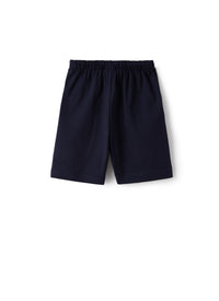 Bermuda in jersey stretch blu