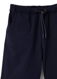 Bermuda in jersey stretch blu