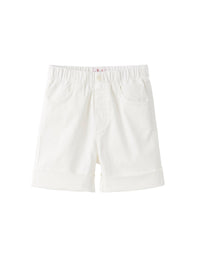 Bermuda in gabardina bianca
