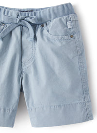 Bermuda in popeline azzurro
