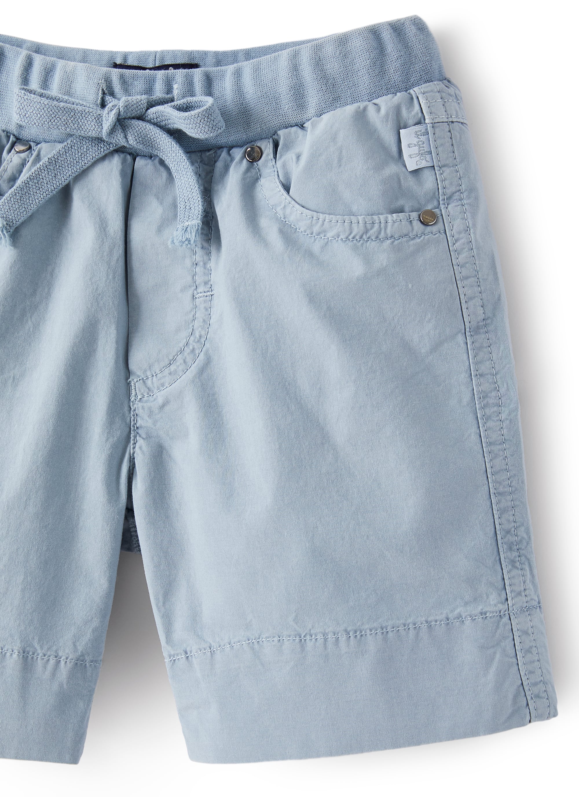 Bermuda in popeline azzurro