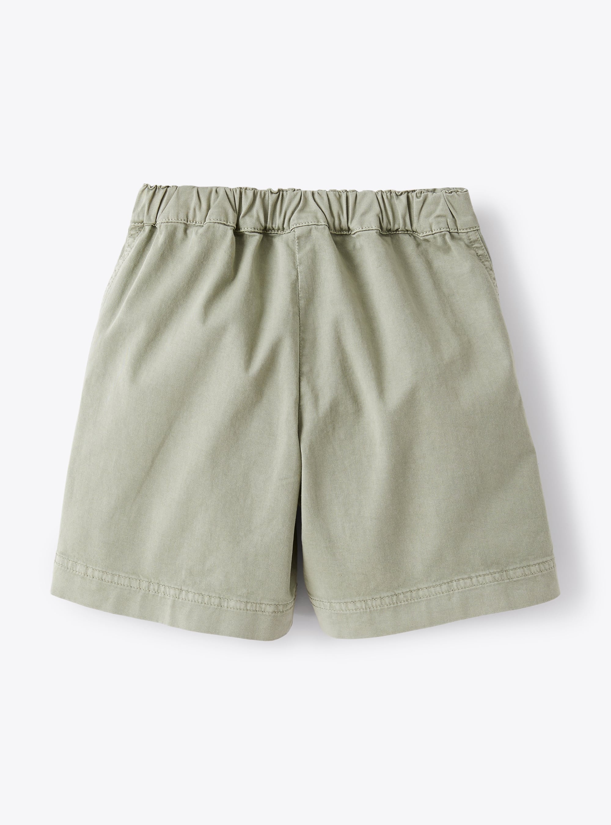 Bermuda shorts with zip fastening - Green Oregano