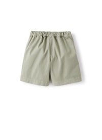 Bermuda in gabardina di cotone verde