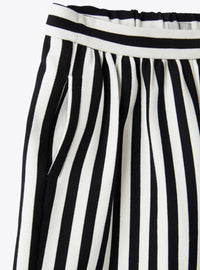 Striped romanite Bermuda shorts - Black