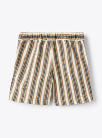 Striped Bermuda shorts - Sand