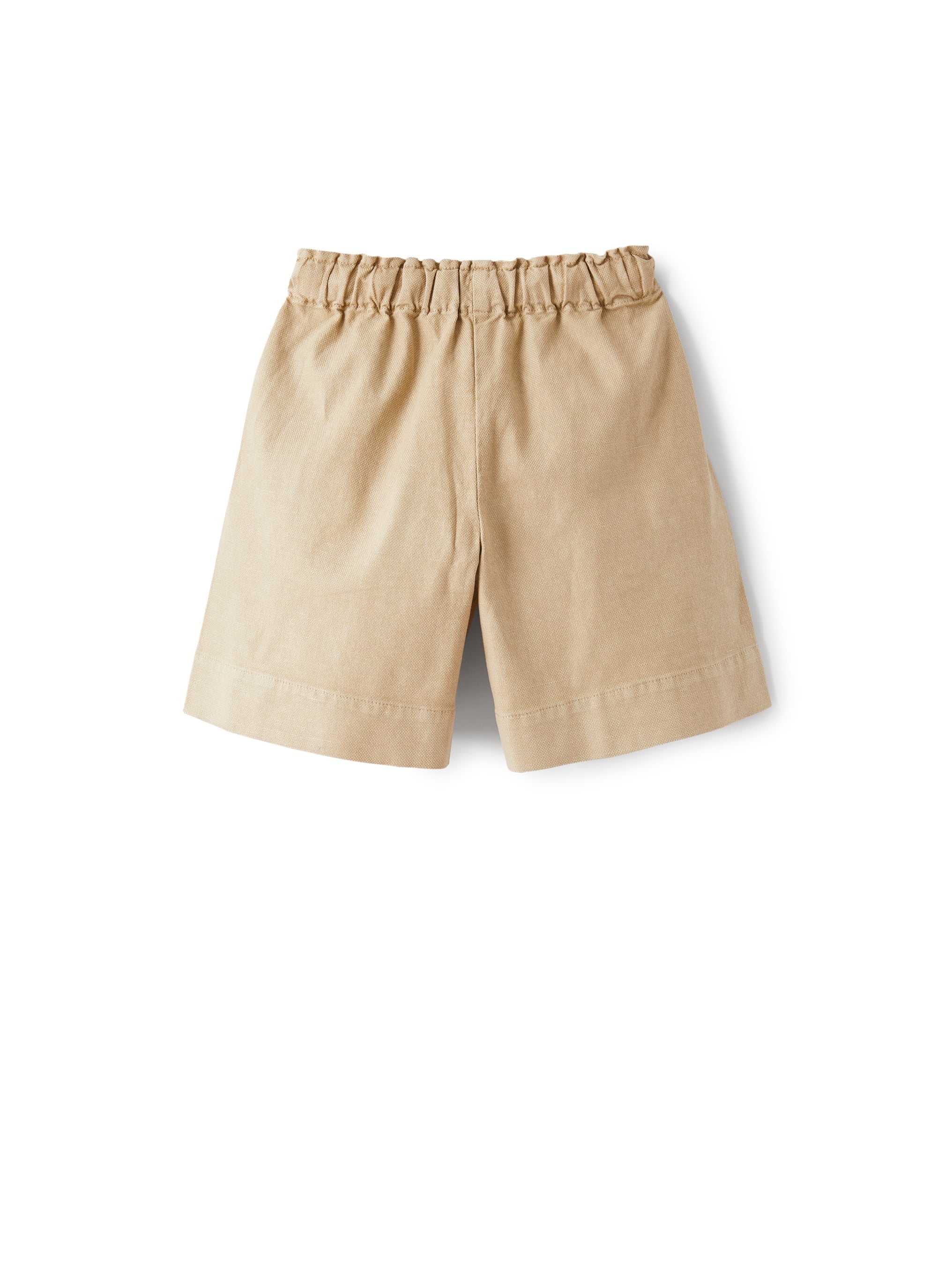 Bermuda in canvas beige