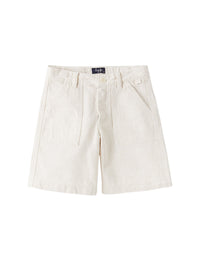 Bermuda in bull di  cotone e lino