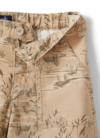 Bermuda in canvas stampa palude
