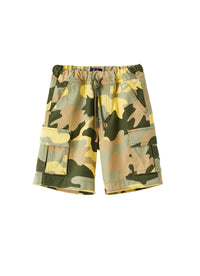 Bermuda in canvas stampa camouflage