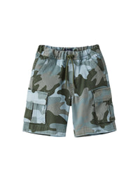 Bermuda cargo in canvas camouflage