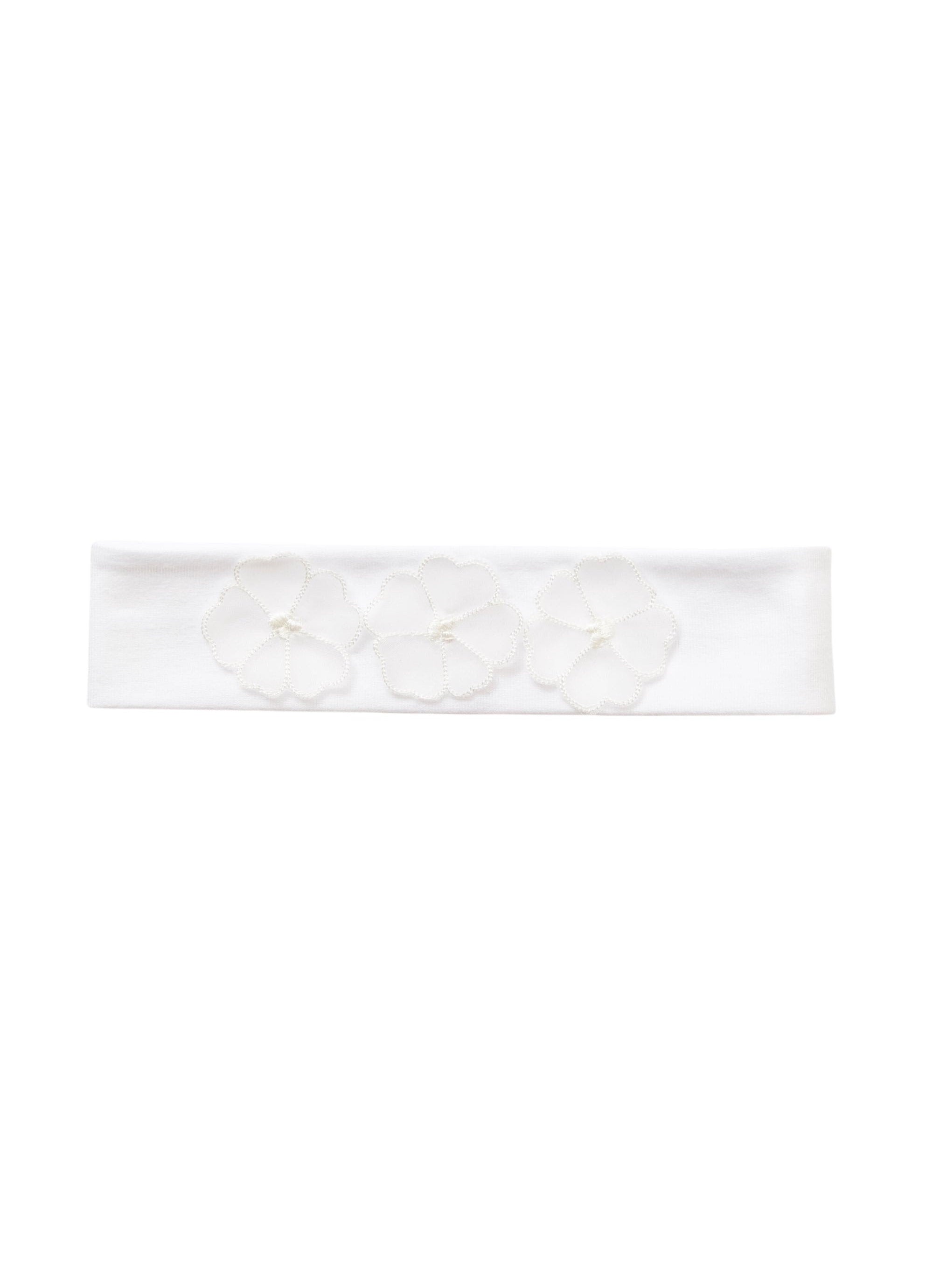 Fascetta da neonata con fiori