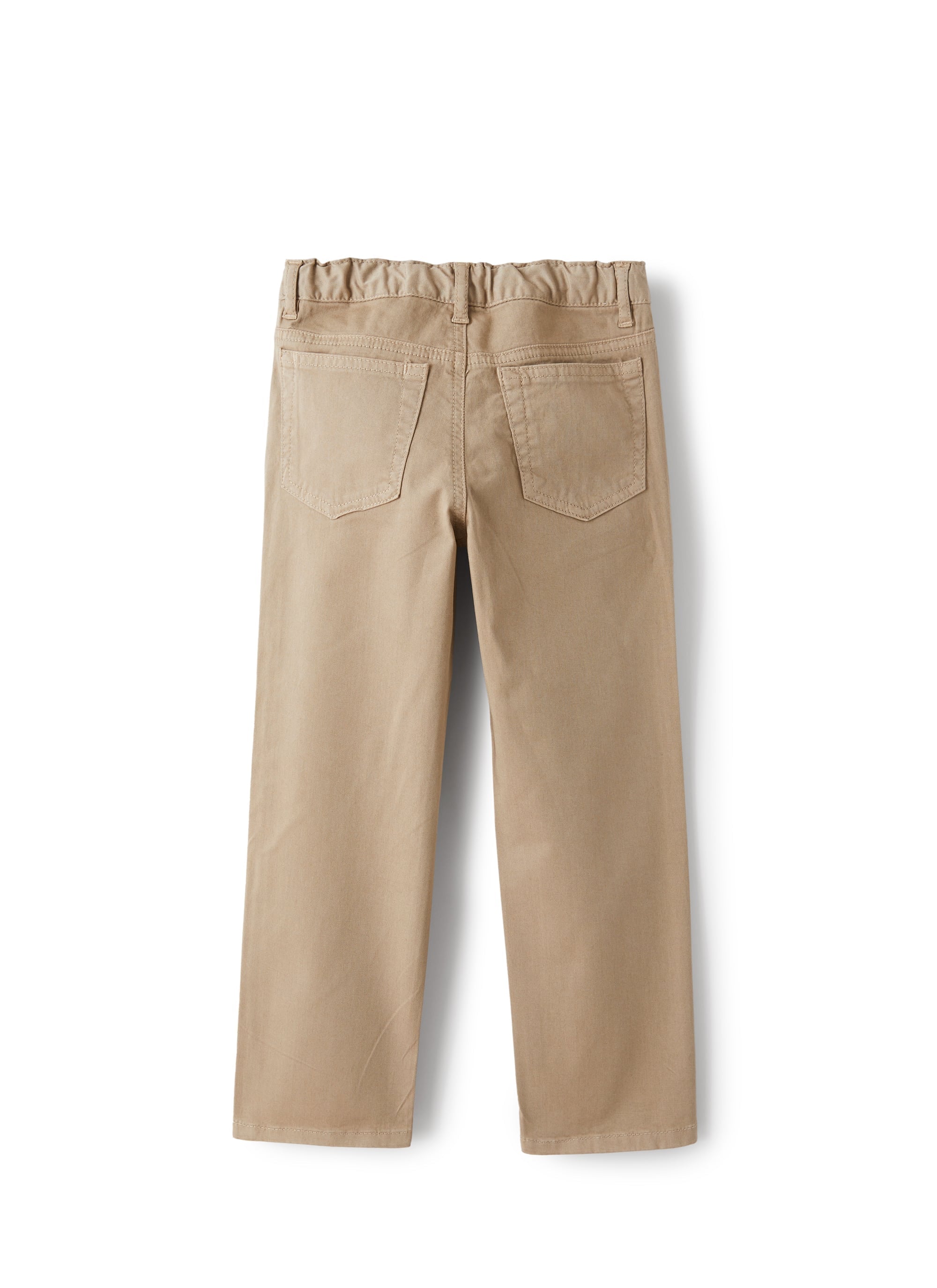 Pantalone in gabardina beige
