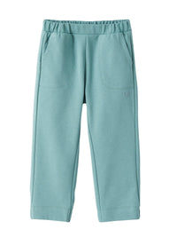 Pantalone in felpa di cotone verde