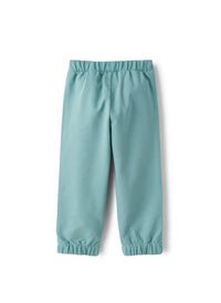 Pantalone in felpa di cotone verde