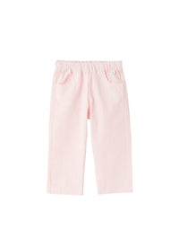 Pantalon regular en crépon - Pink