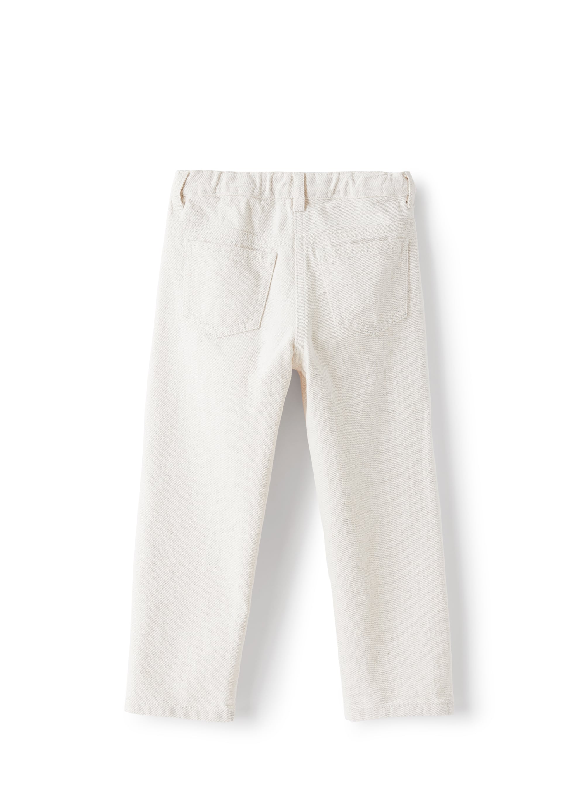 Pantalone in bull di lino cotone