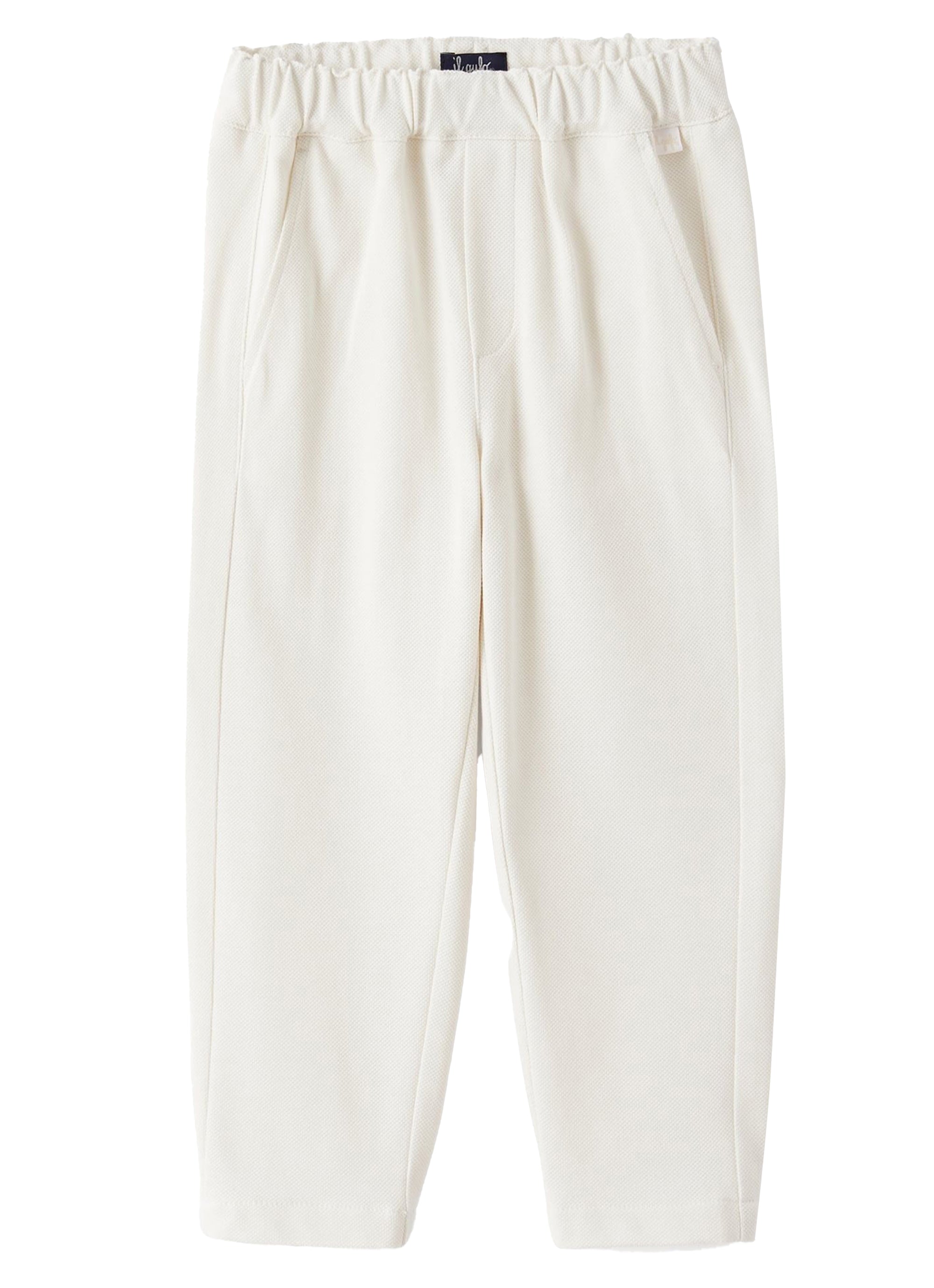 Pantalon en piqué - Shell White