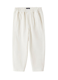 Pantalone in piquet bianco