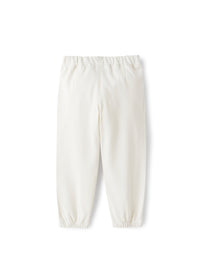 Pantalone in piquet bianco