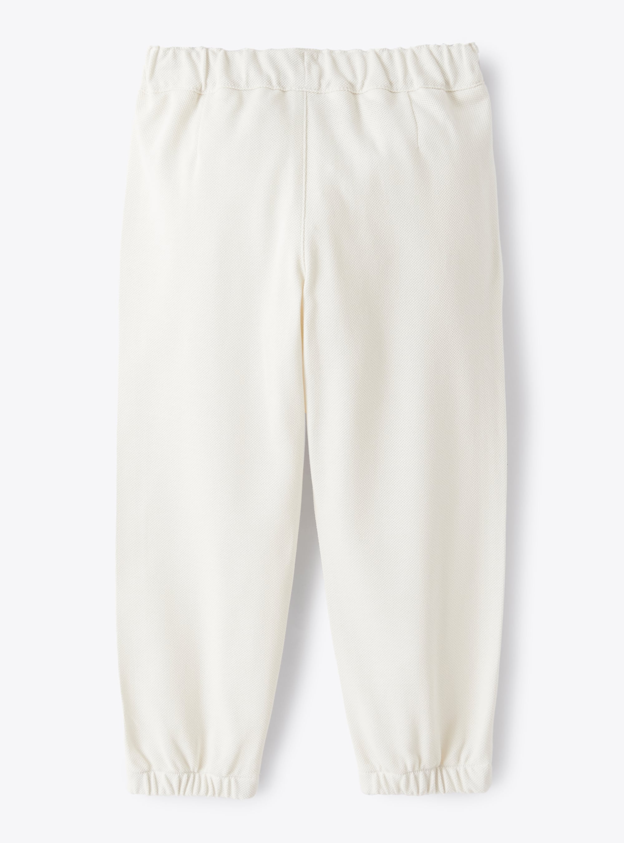 Pantalon en piqué - Shell White