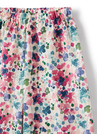 Pantalone capri con stampa fiori