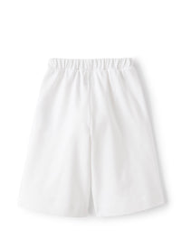 Pantalone in felpa di cotone bianco