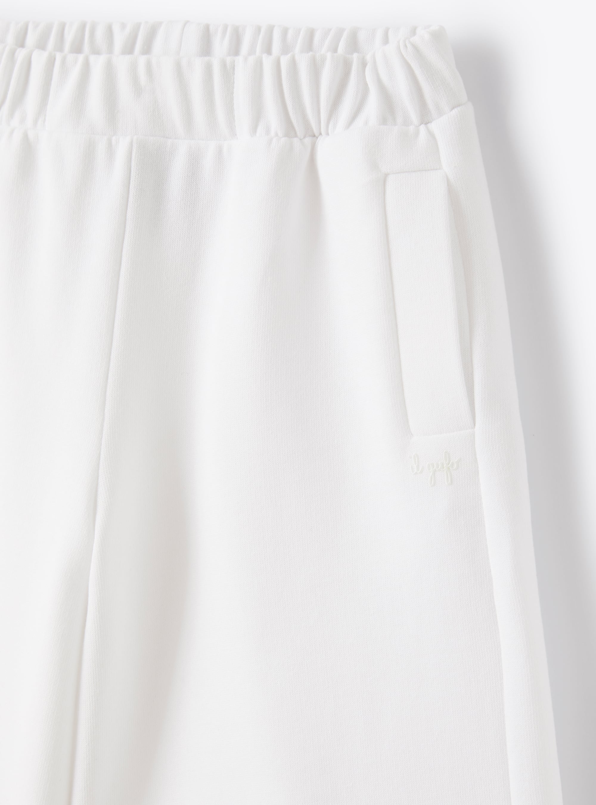 Pantalon en molleton - White