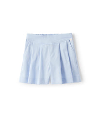 Satin shorts - Cornflower Blue