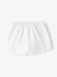 Fleece shorts - White