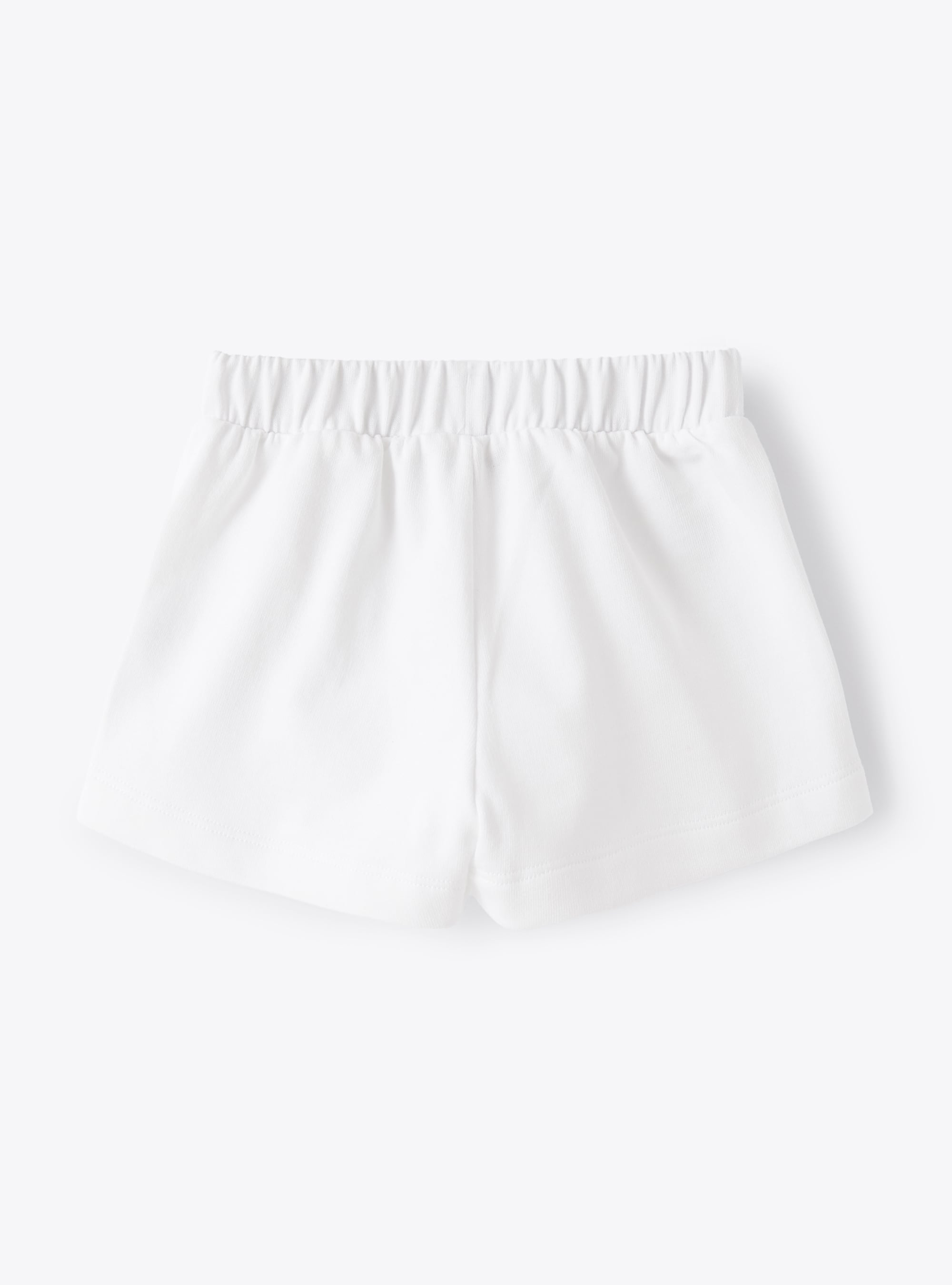 Fleece shorts - White