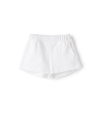 Fleece shorts - White