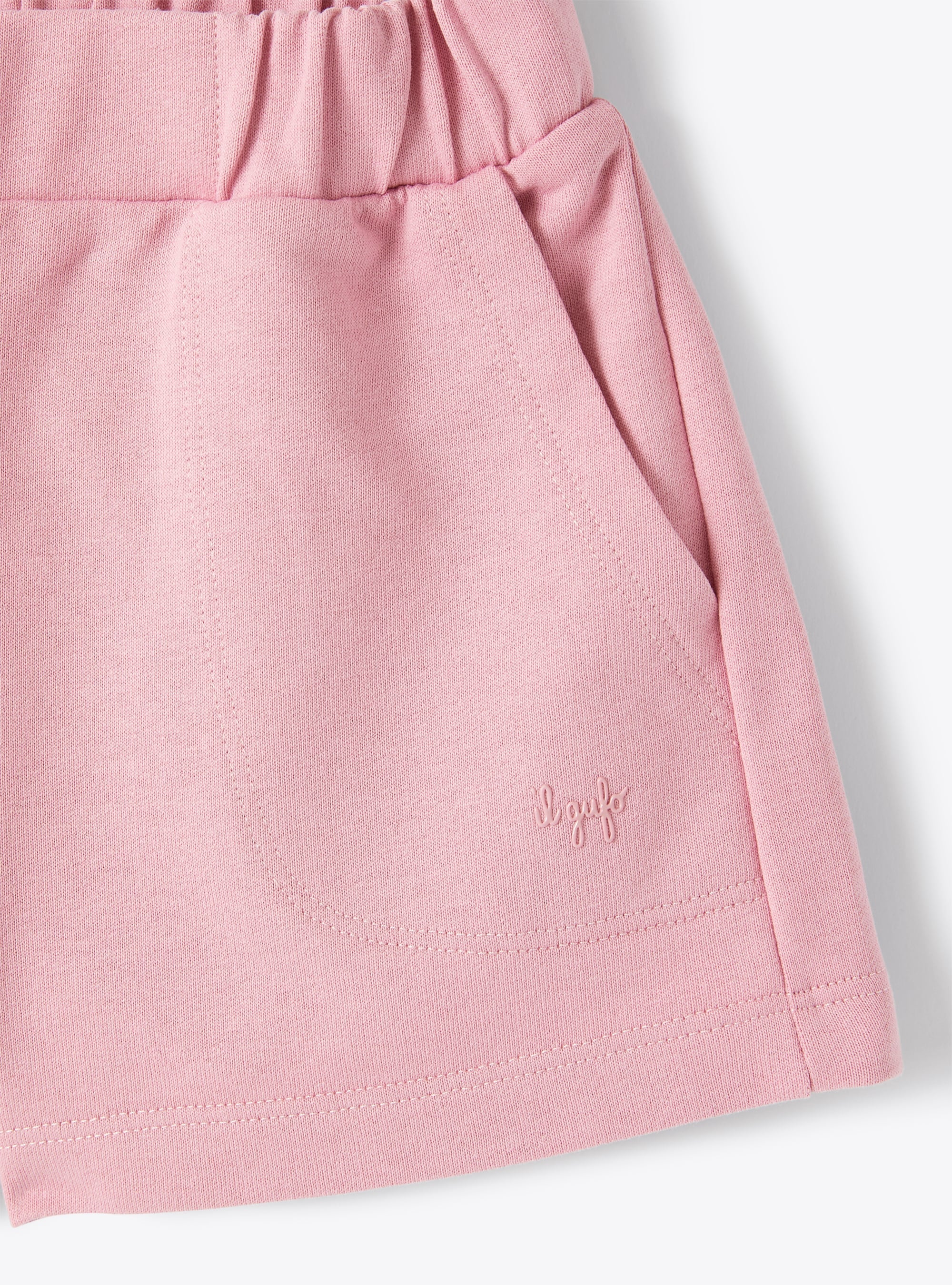 Short en molleton - Rose