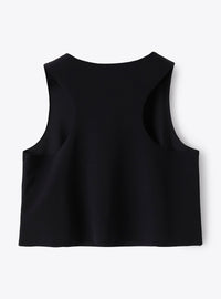 Short tank top - Black