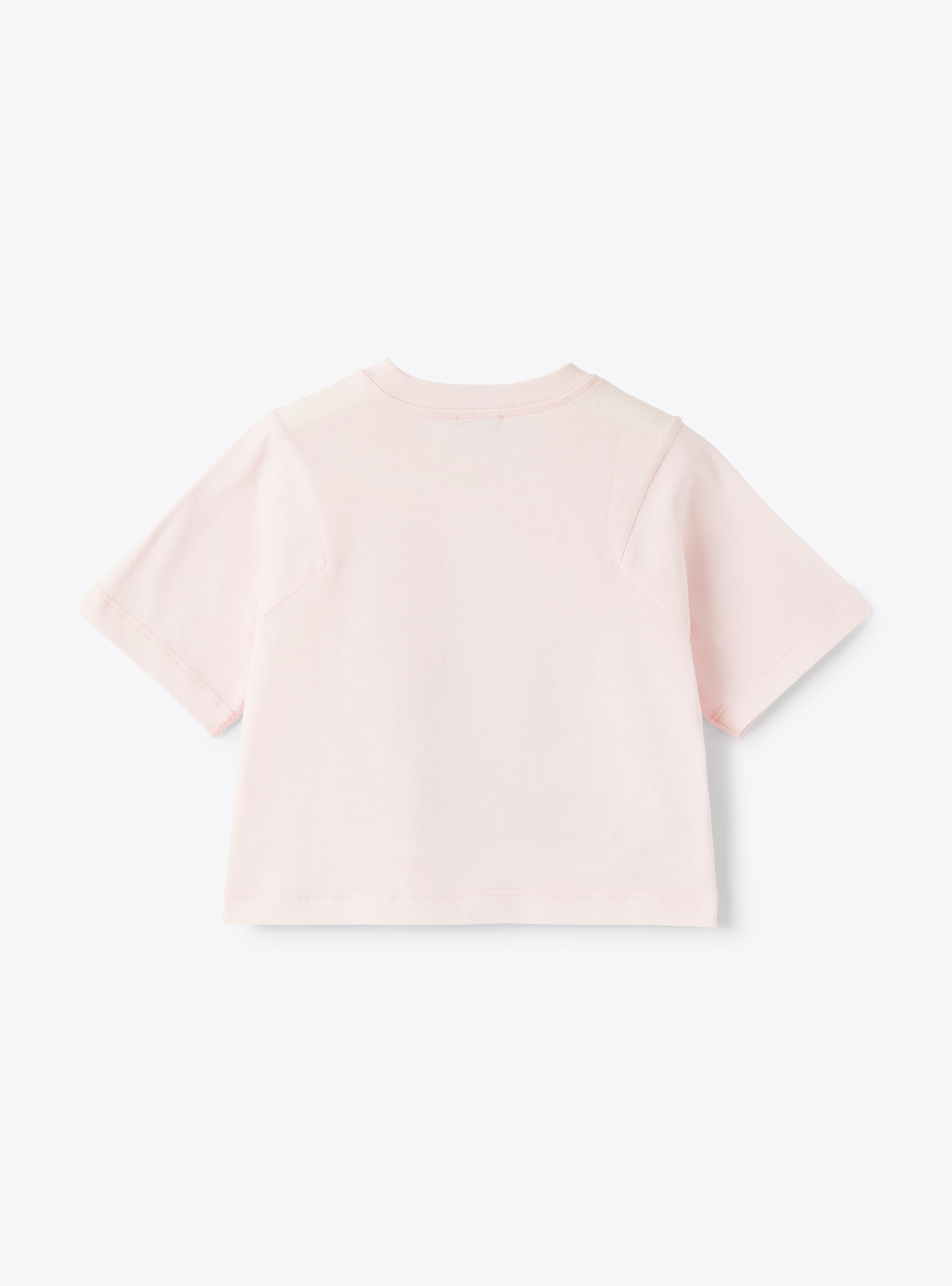 Lighthouse print T-shirt - Baby Pink & Indigo