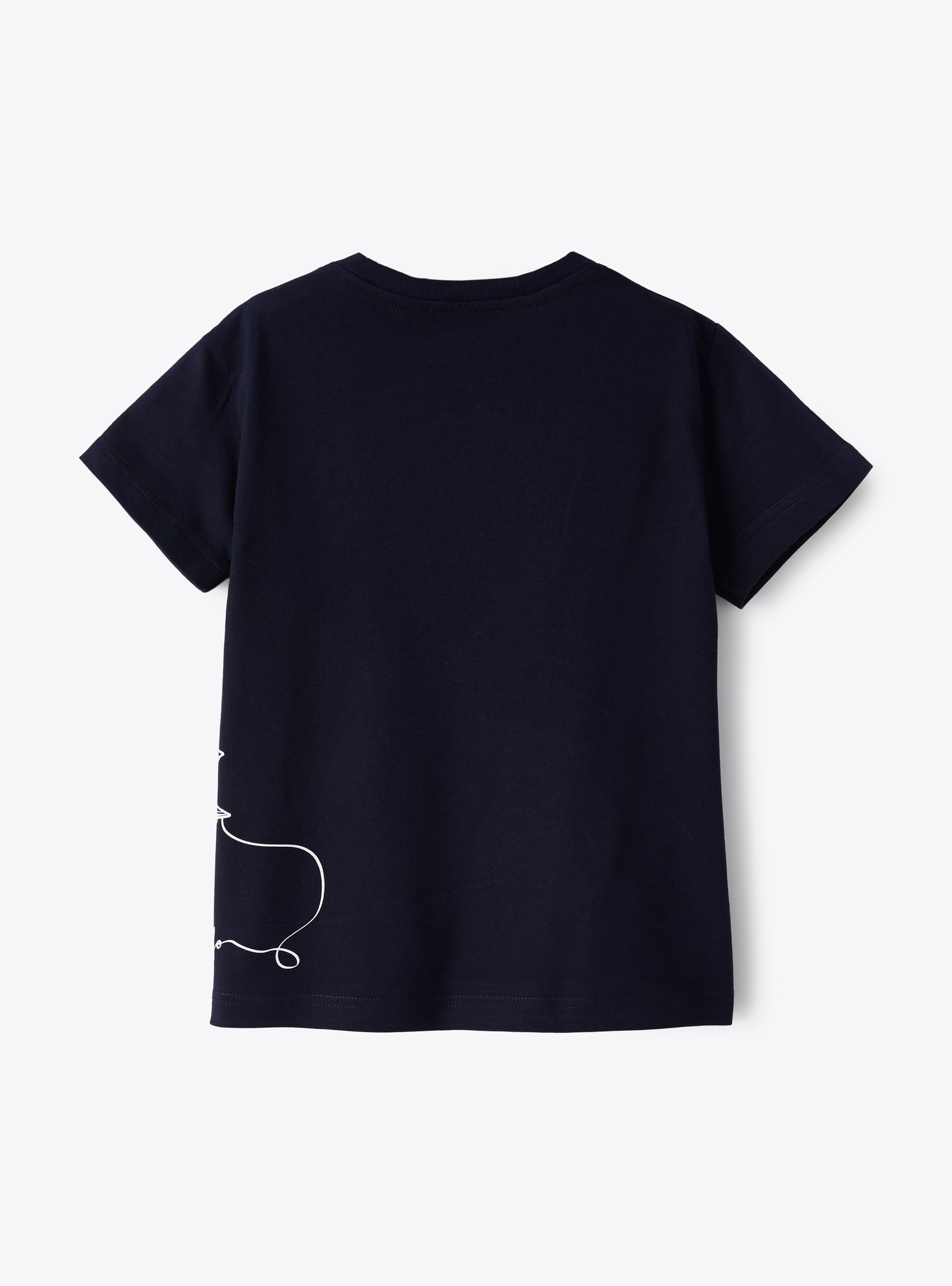 Seagull T-shirt - Blue & White