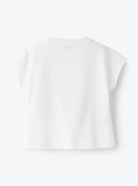 Landscape T-shirt - White & Sand