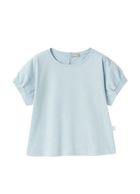 T-shirt à extrémités des manches élastiques - Powder Blue